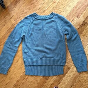 Organic blue Sweater -ABLE